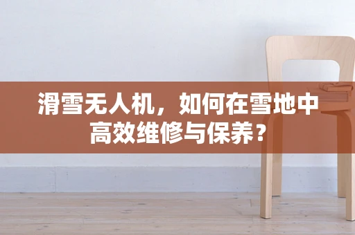 滑雪无人机，如何在雪地中高效维修与保养？