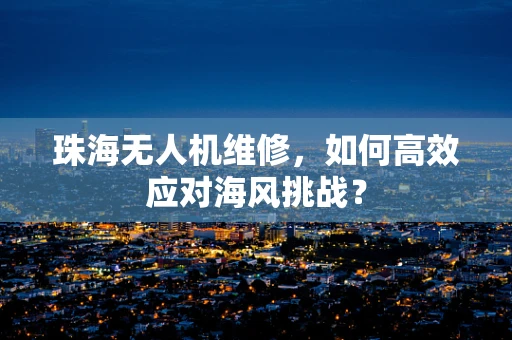 珠海无人机维修，如何高效应对海风挑战？