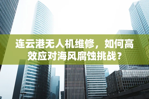 连云港无人机维修，如何高效应对海风腐蚀挑战？