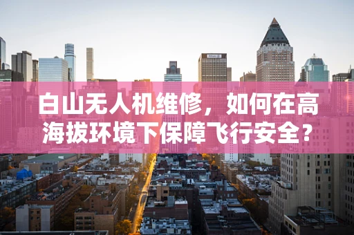 白山无人机维修，如何在高海拔环境下保障飞行安全？