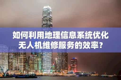 如何利用地理信息系统优化无人机维修服务的效率？
