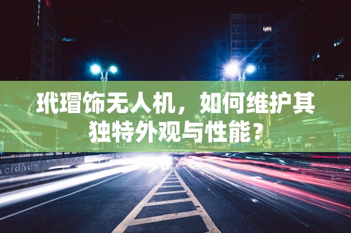 玳瑁饰无人机，如何维护其独特外观与性能？