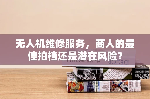 无人机维修服务，商人的最佳拍档还是潜在风险？