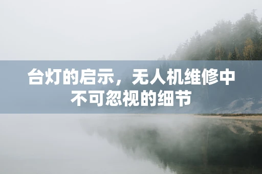 台灯的启示，无人机维修中不可忽视的细节