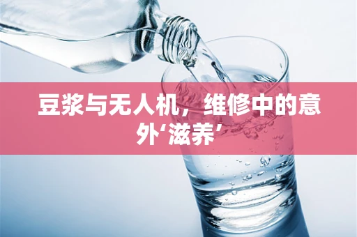 豆浆与无人机，维修中的意外‘滋养’