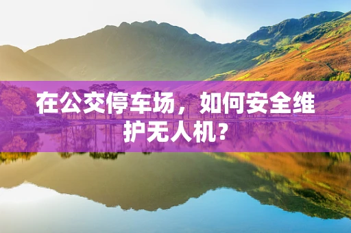 在公交停车场，如何安全维护无人机？