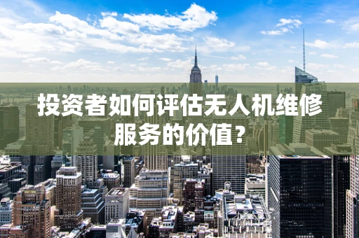 投资者如何评估无人机维修服务的价值？