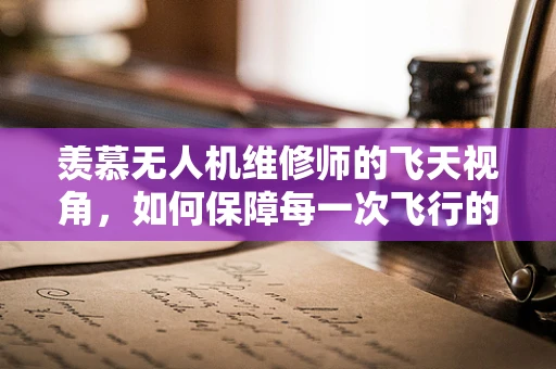 羡慕无人机维修师的飞天视角，如何保障每一次飞行的安全？