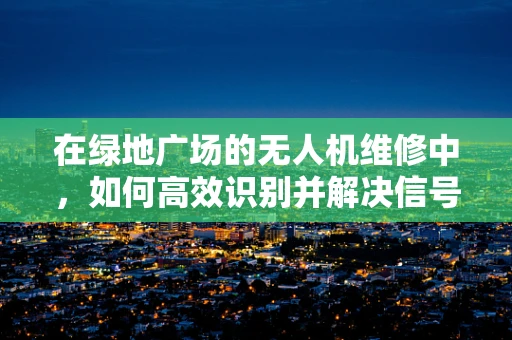 在绿地广场的无人机维修中，如何高效识别并解决信号干扰问题？