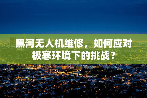 黑河无人机维修，如何应对极寒环境下的挑战？
