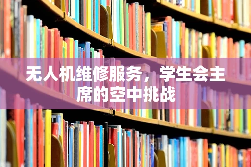 无人机维修服务，学生会主席的空中挑战