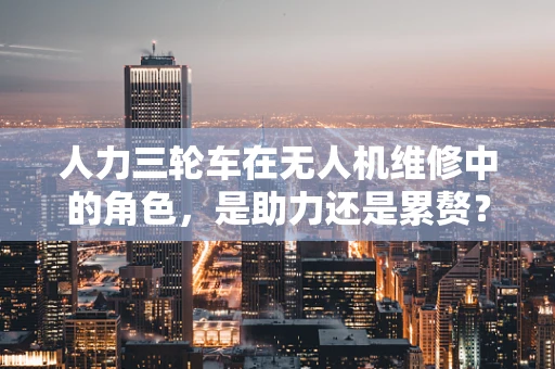 人力三轮车在无人机维修中的角色，是助力还是累赘？