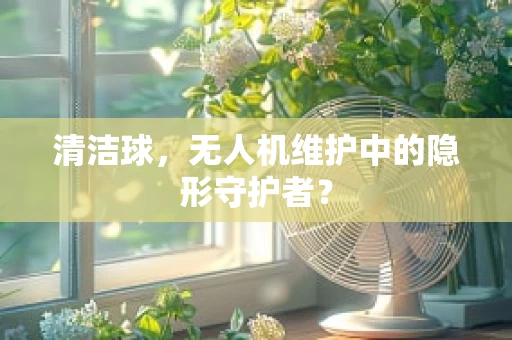 清洁球，无人机维护中的隐形守护者？