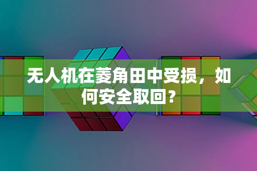 无人机在菱角田中受损，如何安全取回？