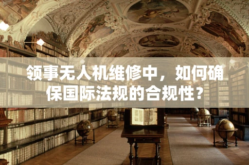 领事无人机维修中，如何确保国际法规的合规性？
