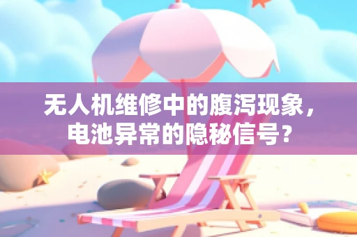 无人机维修中的腹泻现象，电池异常的隐秘信号？