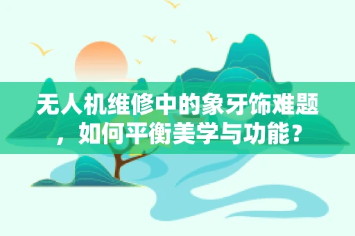无人机维修中的象牙饰难题，如何平衡美学与功能？