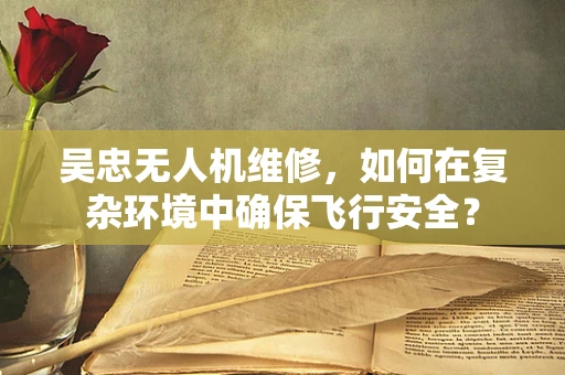 吴忠无人机维修，如何在复杂环境中确保飞行安全？