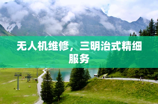 无人机维修，三明治式精细服务