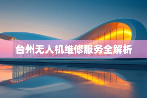 台州无人机维修服务全解析