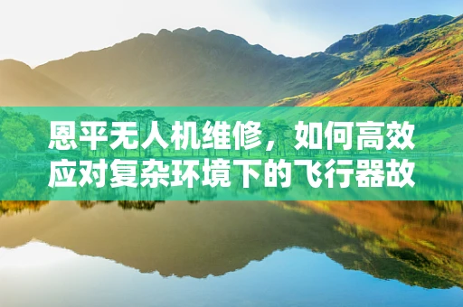 恩平无人机维修，如何高效应对复杂环境下的飞行器故障？