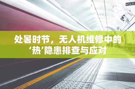 处暑时节，无人机维修中的‘热’隐患排查与应对