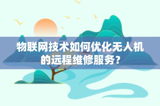 物联网技术如何优化无人机的远程维修服务？