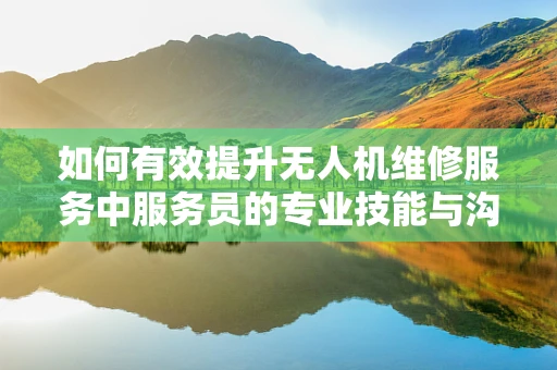 如何有效提升无人机维修服务中服务员的专业技能与沟通技巧？