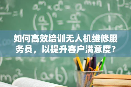 如何高效培训无人机维修服务员，以提升客户满意度？