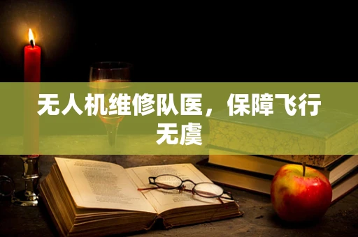 无人机维修队医，保障飞行无虞