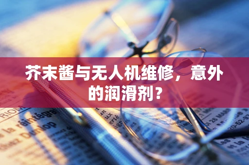 芥末酱与无人机维修，意外的润滑剂？