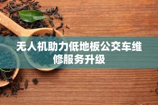 无人机助力低地板公交车维修服务升级