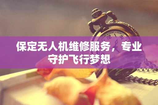 保定无人机维修服务，专业守护飞行梦想