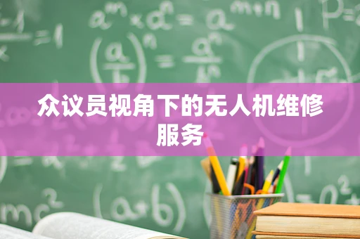 众议员视角下的无人机维修服务