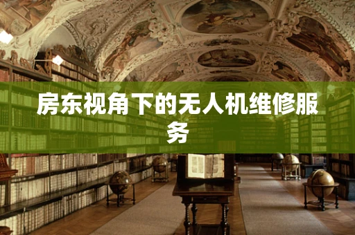 房东视角下的无人机维修服务