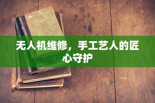 无人机维修，手工艺人的匠心守护