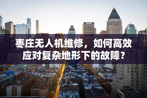 枣庄无人机维修，如何高效应对复杂地形下的故障？