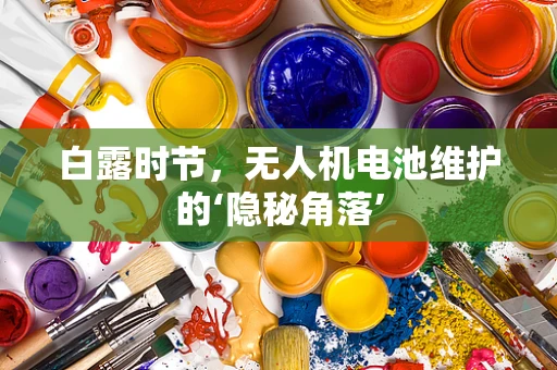 白露时节，无人机电池维护的‘隐秘角落’