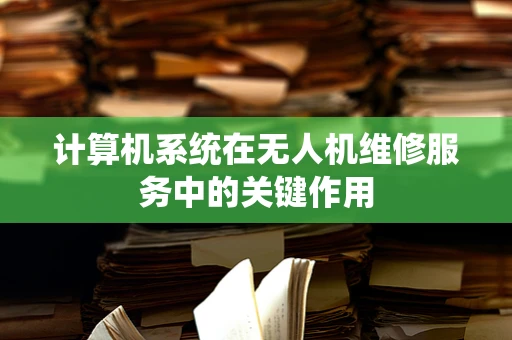 计算机系统在无人机维修服务中的关键作用