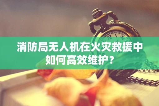 消防局无人机在火灾救援中如何高效维护？