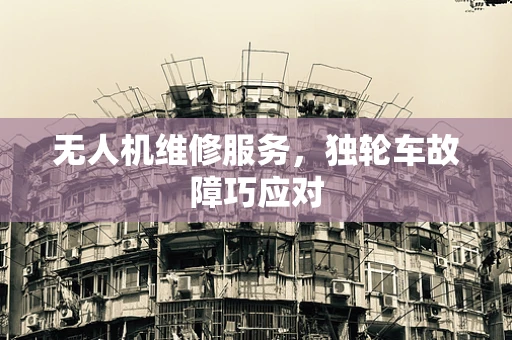 无人机维修服务，独轮车故障巧应对