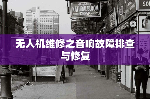 无人机维修之音响故障排查与修复