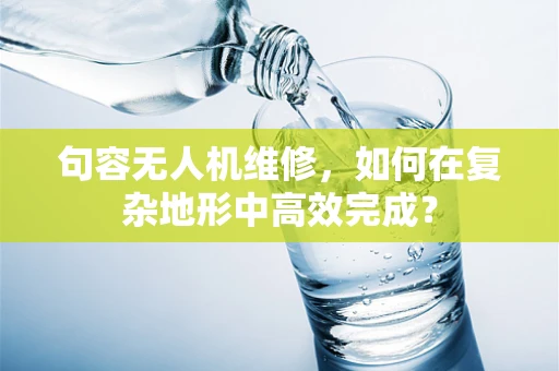 句容无人机维修，如何在复杂地形中高效完成？