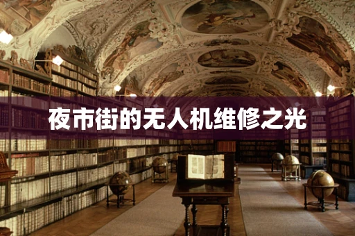夜市街的无人机维修之光