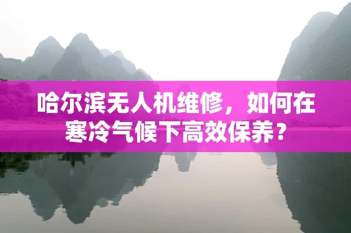 哈尔滨无人机维修，如何在寒冷气候下高效保养？