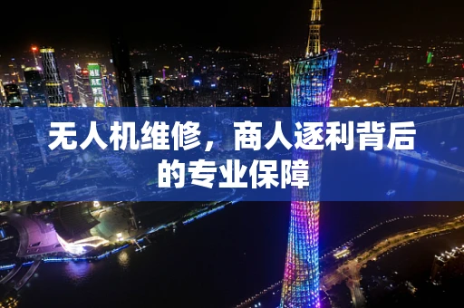 无人机维修，商人逐利背后的专业保障