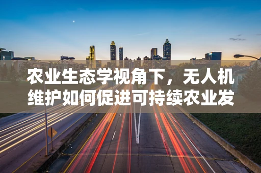 农业生态学视角下，无人机维护如何促进可持续农业发展？