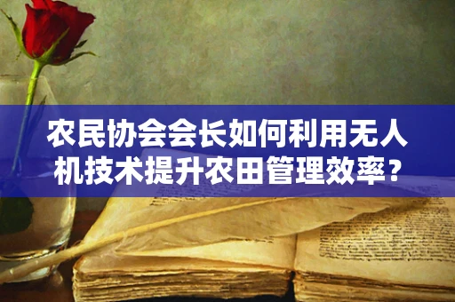 农民协会会长如何利用无人机技术提升农田管理效率？