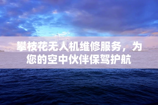 攀枝花无人机维修服务，为您的空中伙伴保驾护航