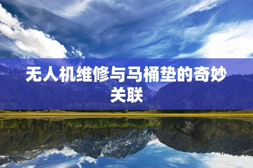 无人机维修与马桶垫的奇妙关联